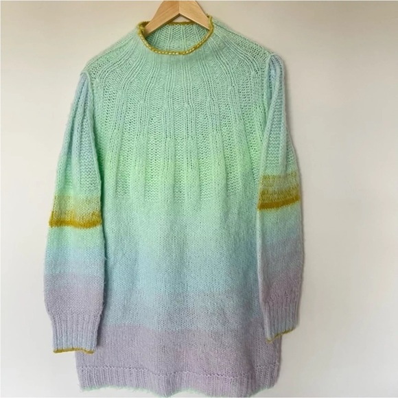 Anthropologie Perri Ombré pastel sweater - Picture 5 of 10